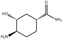 Cyclohexanecarboxamide, 4-amino-3-hydroxy-, (1R,3R,4R)- (9CI) 구조식 이미지