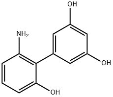 [1,1-Biphenyl]-2,3,5-triol, 6-amino- (9CI) Structure