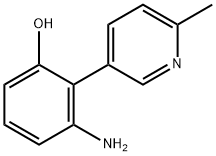 Phenol, 3-amino-2-(6-methyl-3-pyridinyl)- (9CI) 구조식 이미지