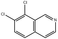 7,8-Dichloroisoquinoline 구조식 이미지