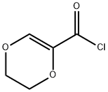 1,4-다이옥신-2-카보닐클로라이드,5,6-다이하이드로-(9CI) 구조식 이미지