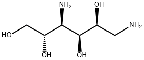 1,4-Diamino-1,4-dideoxy-D-glucitol 구조식 이미지