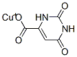 bis(1,2,3,6-tetrahydro-2,6-dioxo-4-pyrimidinecarboxylato-N3,O4)copper 구조식 이미지