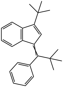 1-(2,2-Dimethyl-1-phenylpropylidene)-3-tert-butyl-1H-indene Structure
