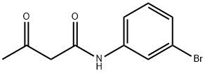 N-(3-bromophenyl)-3-oxobutanamide Structure