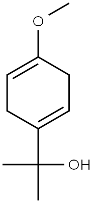 4-메톡시-알파,알파-디메틸시클로헥사-1,4-디엔-1-메탄올 구조식 이미지