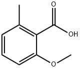 2-Methoxy-6-methylbenzoic acid 구조식 이미지