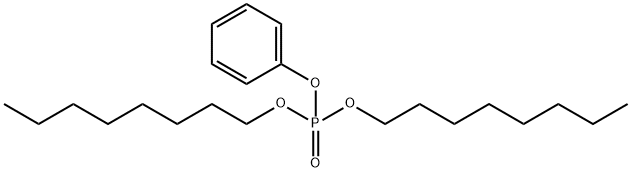 DI-N-OCTYL PHENYL PHOSPHATE Structure