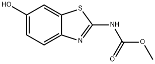 Carbamic acid, (6-hydroxy-2-benzothiazolyl)-, methyl ester (9CI) 구조식 이미지