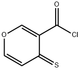 4H-Pyran-3-carbonyl chloride, 4-thioxo- (9CI) 구조식 이미지