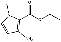 1H-Pyrrole-2-carboxylicacid,3-amino-1-methyl-,ethylester(9CI) 구조식 이미지