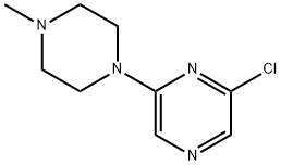 1-(6-Chloro-2-pyrazinyl)-4-methylpiperazine 구조식 이미지