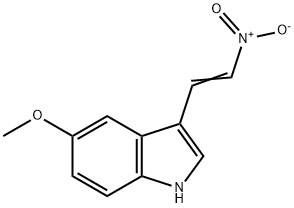 5-МЕТОКСИ-3-(2-НИТРОВИНИЛ)-ИНДОЛ структурированное изображение