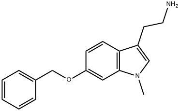 3-(2-AMINOETHYL)-6-BENZYLOXY-1-METHYLINDOLE Structure