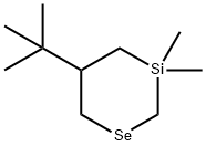 5-tert-Butyl-3,3-dimethyl-1-selena-3-silacyclohexane Structure