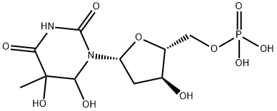 thymidine glycol monophosphate 구조식 이미지