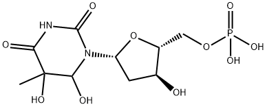 티미딘글리콜모노포스페이트 구조식 이미지