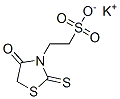 potassium 4-oxo-2-thioxothiazolidin-3-ethanesulphonate 구조식 이미지