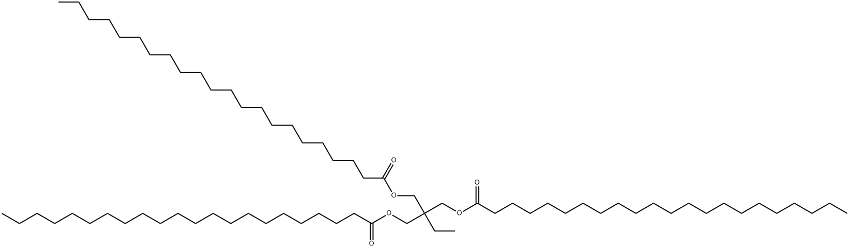 2-ethyl-2-[[(1-oxodocosyl)oxy]methyl]propane-1,3-diyl didocosanoate Structure