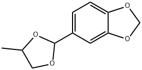 5-(4-methyl-1,3-dioxolan-2-yl)-1,3-benzodioxole  Structure
