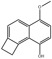 Cyclobuta[a]naphthalen-8-ol, 1,2-dihydro-5-methoxy- (9CI) Structure