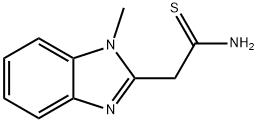 2-(1-METHYL-1H-BENZIMIDAZOL-2-YL)ETHANETHIOAMIDE Structure