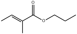 Propyl tiglate Structure