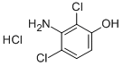 3-아미노-2,4-다이클로로페놀에치치씨엘 구조식 이미지