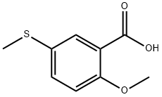 5-(methylthio)-o-anisic acid 구조식 이미지