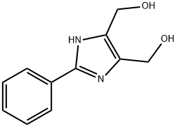 2-페닐-1H-이미다졸-4,5-디메탄올 구조식 이미지