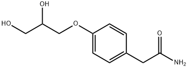 2-[4-(2,3-DIHYDROXYPROPOXY)PHENYL]ACETAMIDE Structure
