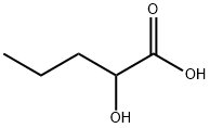 2-hydroxyvaleric acid 구조식 이미지