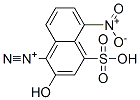 2-히드록시-5-니트로-4-술포나프탈렌-1-디아조늄 구조식 이미지