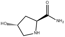 2-Pyrrolidinecarboxamide,4-hydroxy-,(2S,4R)-(9CI) 구조식 이미지