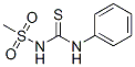 1-Methylsulfonyl-3-(phenyl)thiourea 구조식 이미지