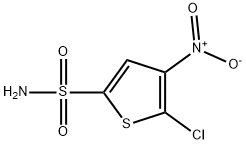 2-CHLORO-3-NITROTHIOPHENE-5-SULFONAMIDE Structure