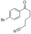 6-(4-BROMOPHENYL)-6-OXOHEXANENITRILE Structure