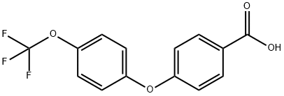 4-(4-trifluoroMethoxy phenoxy)benzoic acid Structure