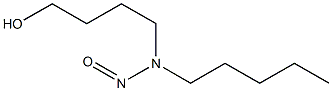 4-(Pentylnitrosoamino)-1-butanol Structure
