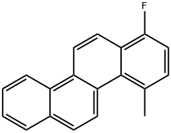 1-Fluoro-4-methylchrysene Structure