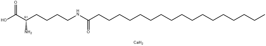 calcium(2+) N6-(1-oxooctadecyl)-L-lysinate 구조식 이미지