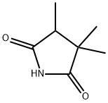 ALPHA,ALPHA-DIMETHYL-BETA-METHYLSUCCINIMIDE Structure