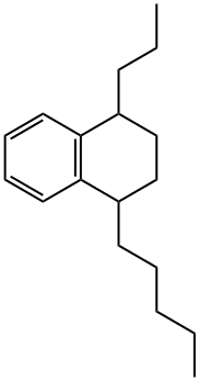1-Pentyl-4-propyl-1,2,3,4-tetrahydronaphthalene 구조식 이미지