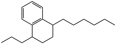 1-Hexyl-4-propyl-1,2,3,4-tetrahydronaphthalene 구조식 이미지