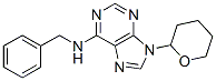 Adenine, N-benzyl-9-(tetrahydro-2H-pyran-2-yl)- (8CI) 구조식 이미지