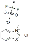 2-chloro-3-methylbenzothiazolium trifluoromethanesulphonate Structure