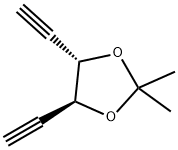 1,3-Dioxolane, 4,5-diethynyl-2,2-dimethyl-, (4S,5S)- (9CI) 구조식 이미지