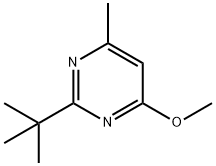 Pyrimidine, 2-(1,1-dimethylethyl)-4-methoxy-6-methyl- (9CI) 구조식 이미지