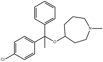4-[1-(4-Chlorophenyl)-1-phenylethoxy]-1-methylhexahydro-1H-azepine Structure