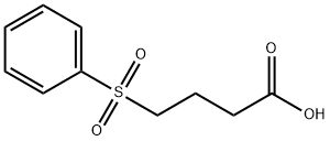 4-BENZENESULFONYL-BUTYRIC ACID 구조식 이미지